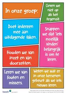 Poster In onze groep