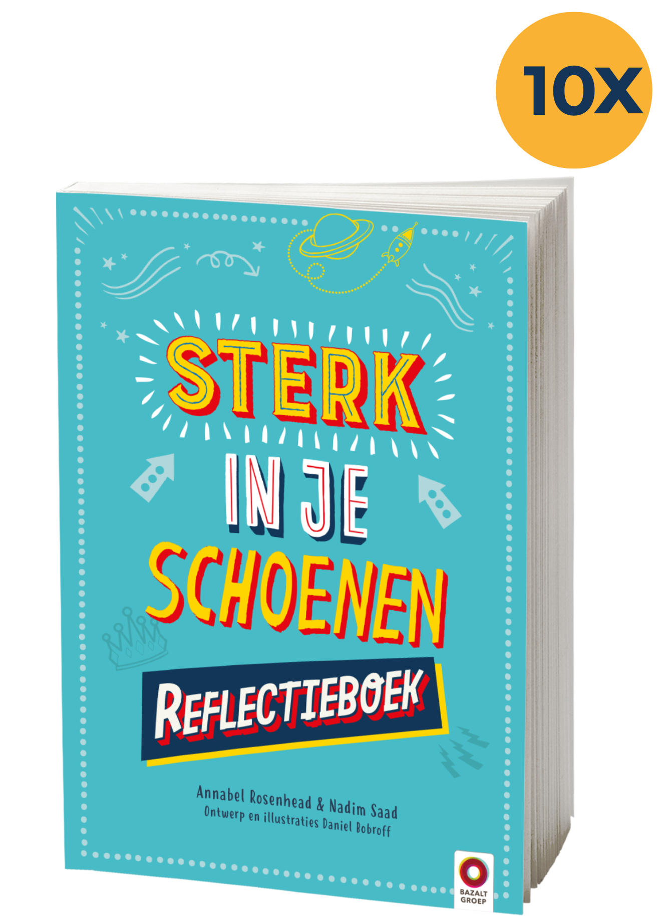 Sterk in je schoenen Reflectieboek – schoolset van 10 boeken